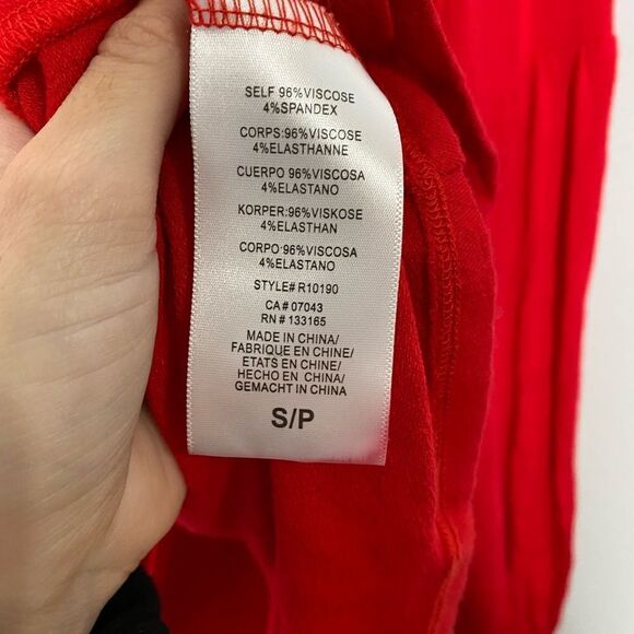 Anthropologie Eri + Ali Red Shay Blouse - Picture 4 of 7